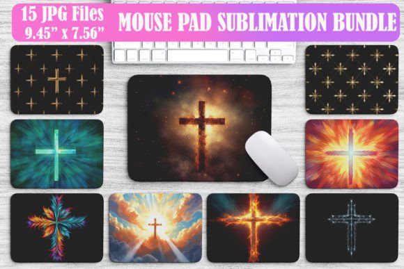 Christian Cross Mouse Pad Bundle: Graphics & Backgrounds Review