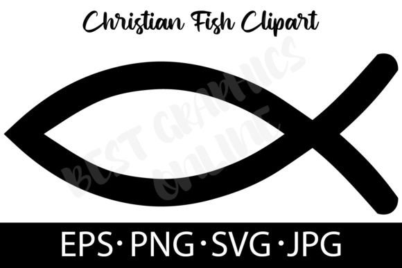 Christian Fish Symbol Graphics & Illustrations