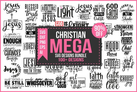 Christian Mega Svg Design Bundle