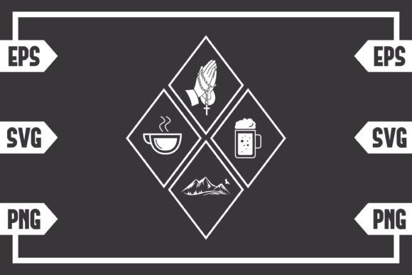 Coffee Jesus Beer and Mountain Graphics for Crafts Review