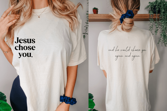 Jesus Chose You, Christian: Graphics & Crafts for Branding