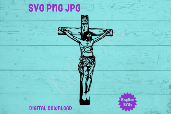 Jesus Christ Crucifixion Crucifix SVG: Graphics & Crafts