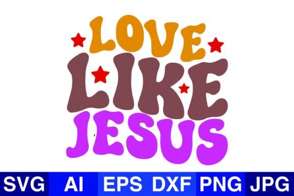 Love Like Jesus Christmas SVG PNG Design