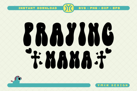 Praying Mama SVG: Christian Graphics for Crafts & Design