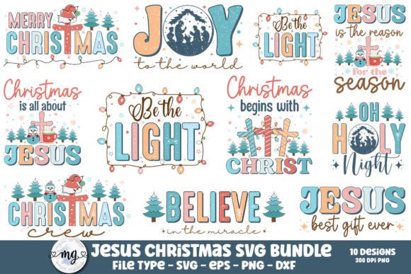 Retro Jesus Christmas SVG Bundle: A Hands-On Review