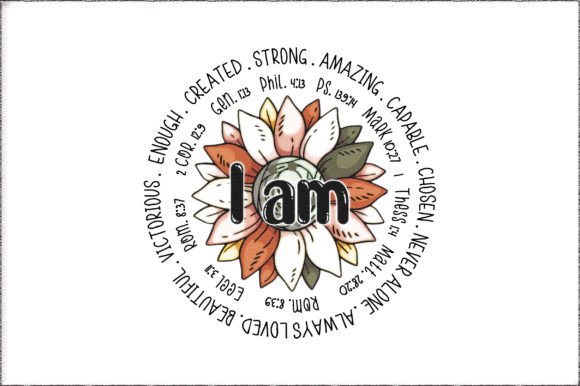 Sunflower Christian Sublimation Graphics for Crafts & Digital Products